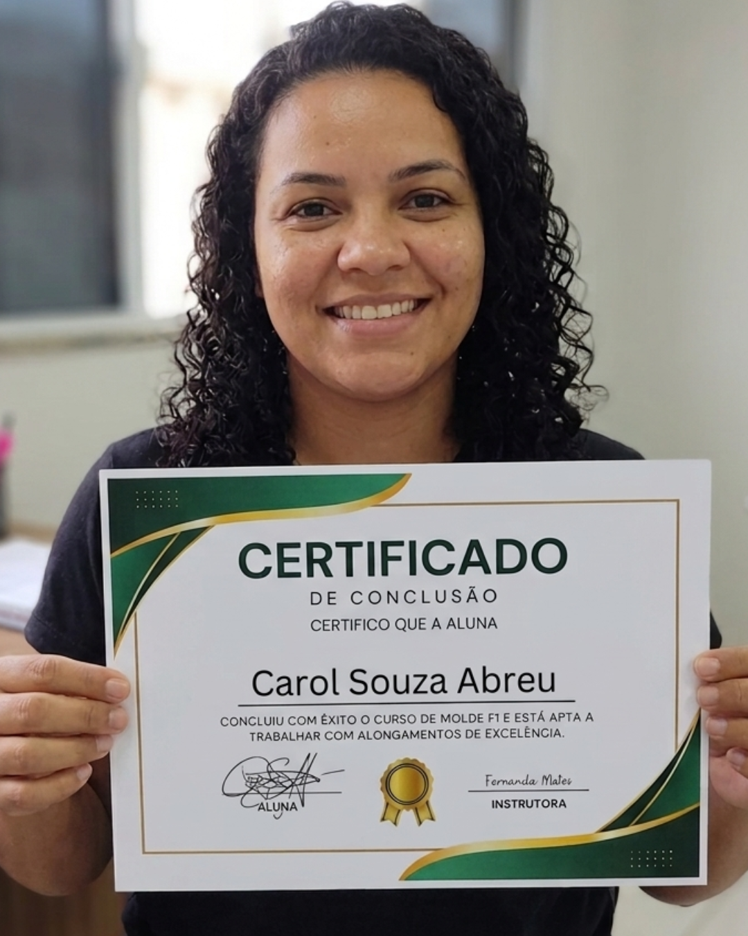 Aluna certificada 1