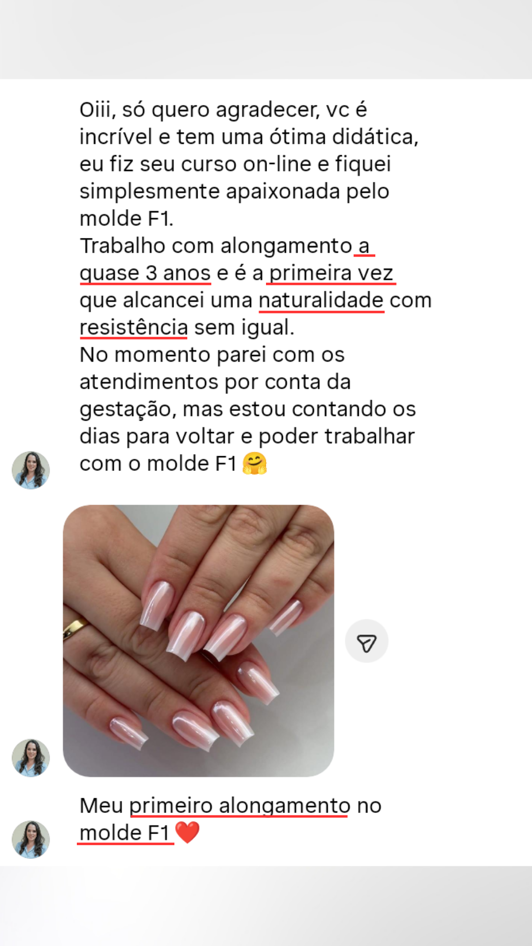 Depoimento de aluna 2