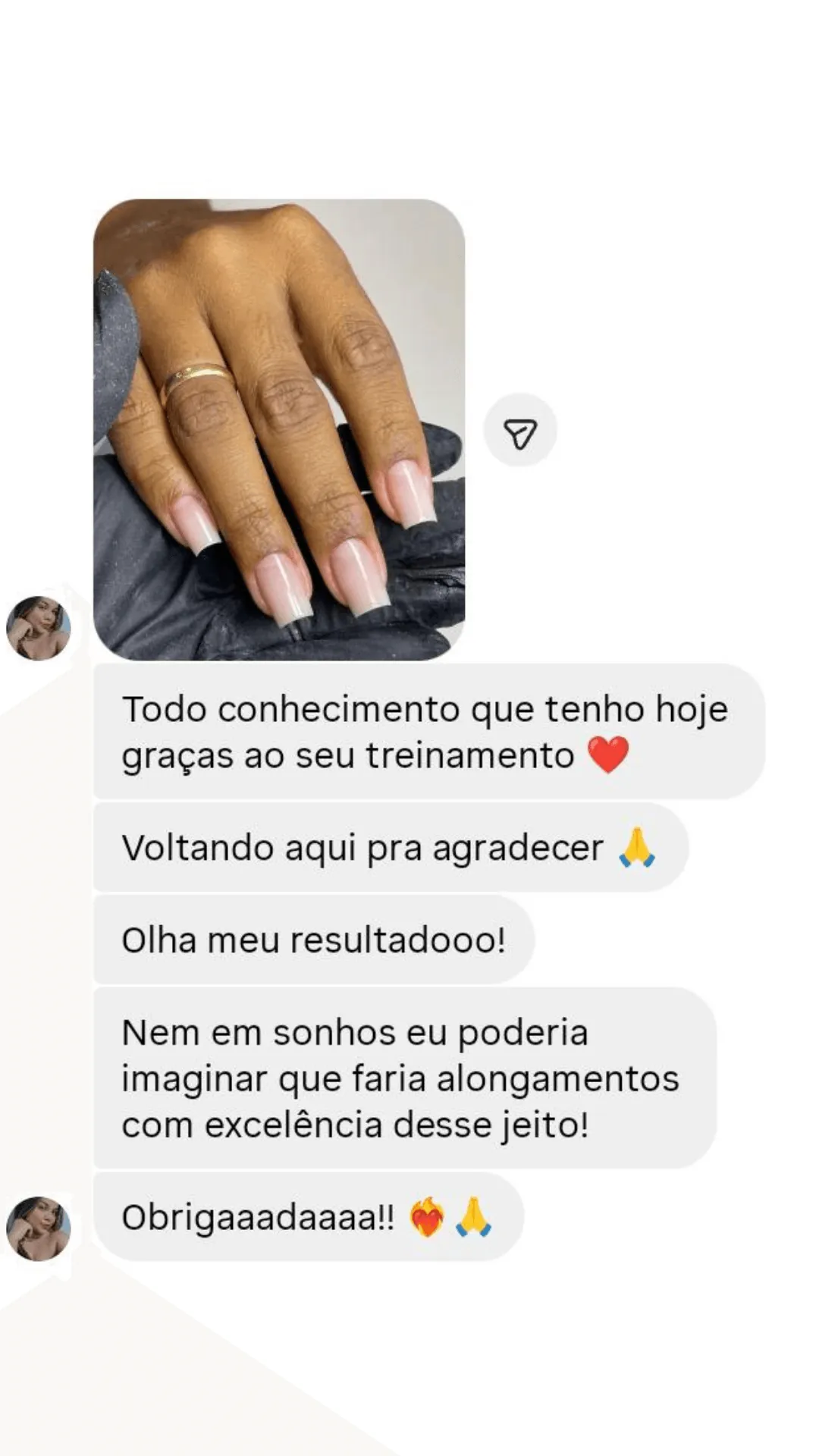 Depoimento de aluna 8